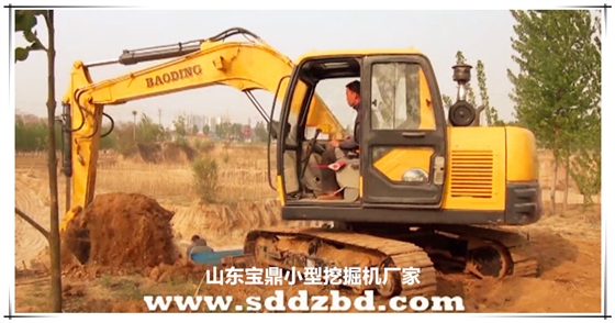 山東寶鼎小型挖掘機產品