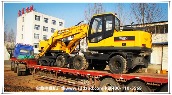 寶鼎挖掘機廠家輪式挖掘機抓木機產(chǎn)品