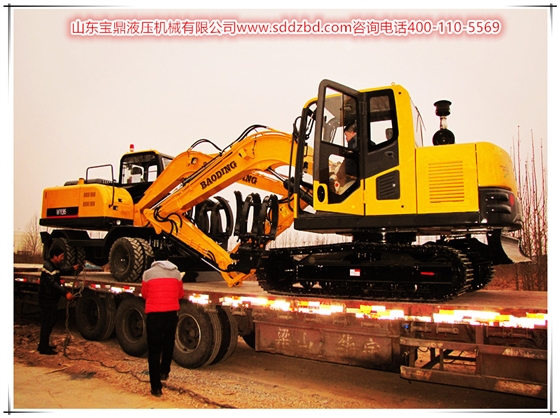 山東寶鼎挖掘機廠家蔗木裝卸機產(chǎn)品