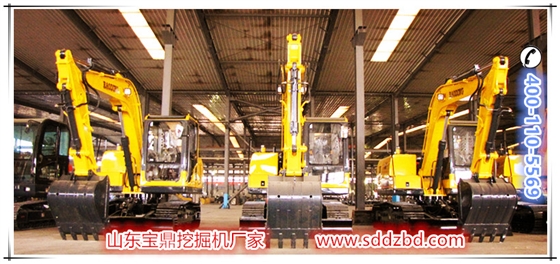 山東寶鼎小型挖掘機械產品