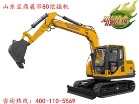 山東寶鼎挖掘機新品履帶80
