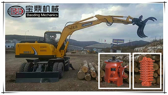 寶鼎抓木機廠家9C系列輪式抓木機產品
