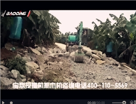 寶鼎95輪式挖掘機視頻