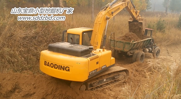 山東寶鼎小型挖掘機生產廠家