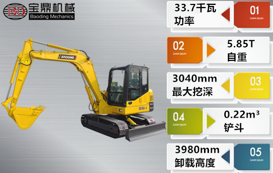寶鼎挖掘機(jī)新一代65型號(hào)挖掘機(jī)上市介紹
