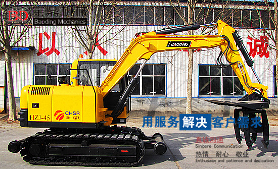 寶鼎油電混合換枕木機(jī)