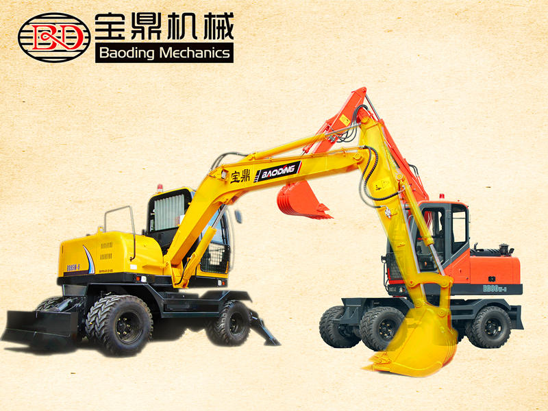 寶鼎輪式挖掘機80型號