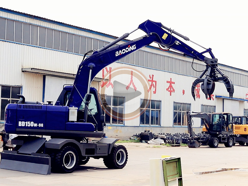 油電混合動(dòng)力專用抓鐵機(jī)吸鐵機(jī)寶鼎BD150W準(zhǔn)備下線