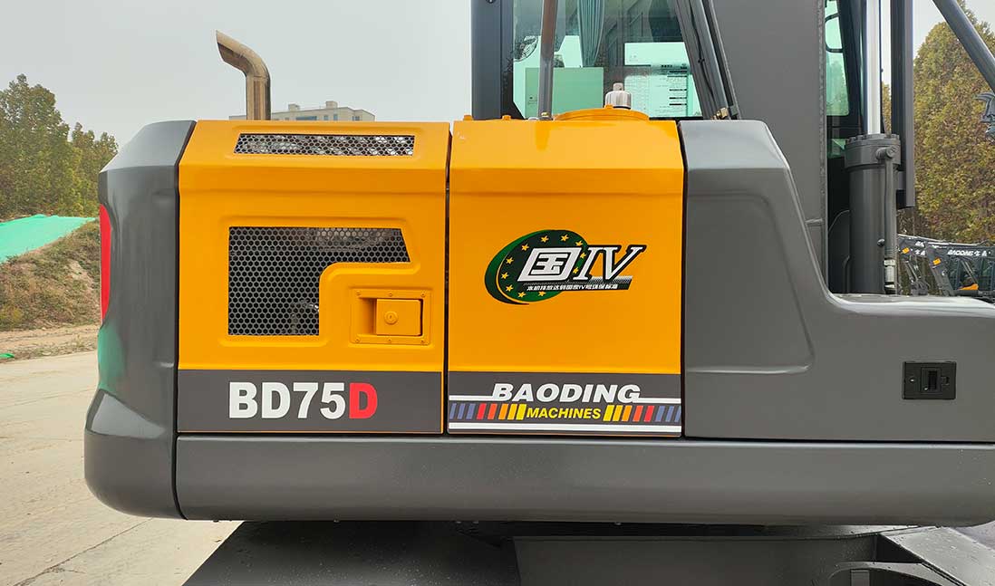 寶鼎BD75D輪式挖掘機