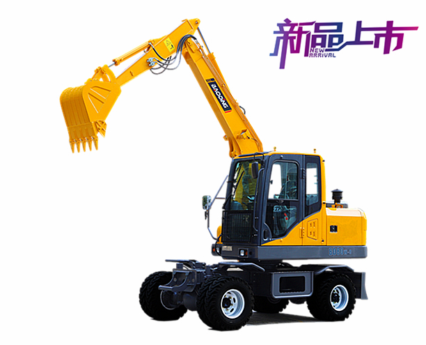 2019新款寶鼎BD80W輪式挖掘機